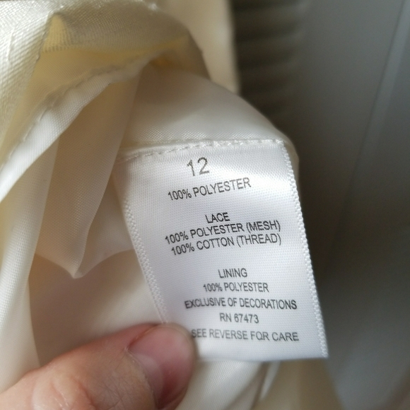 NWT Taylor White Dress - Picture 6 of 7